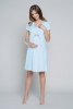 Italian Fashion Koszula nocna Felicita kr.rękaw niebieska